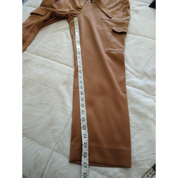 CHICO'S Slim Leg Belted Cargo Utility Ankle Pants Size US 10 - Picture 4 of 9